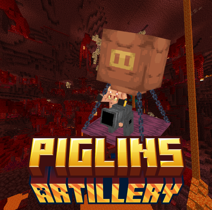 Текстуры piglins artillery для minecraft 1.21.4 - 1.21.5